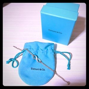 Tiffany & Co infinity bracelet in silver